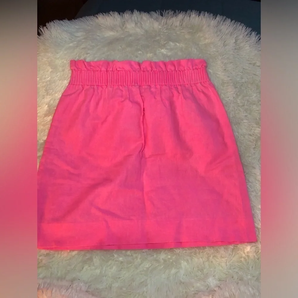 J. Crew Bright Pink Mini Skirt